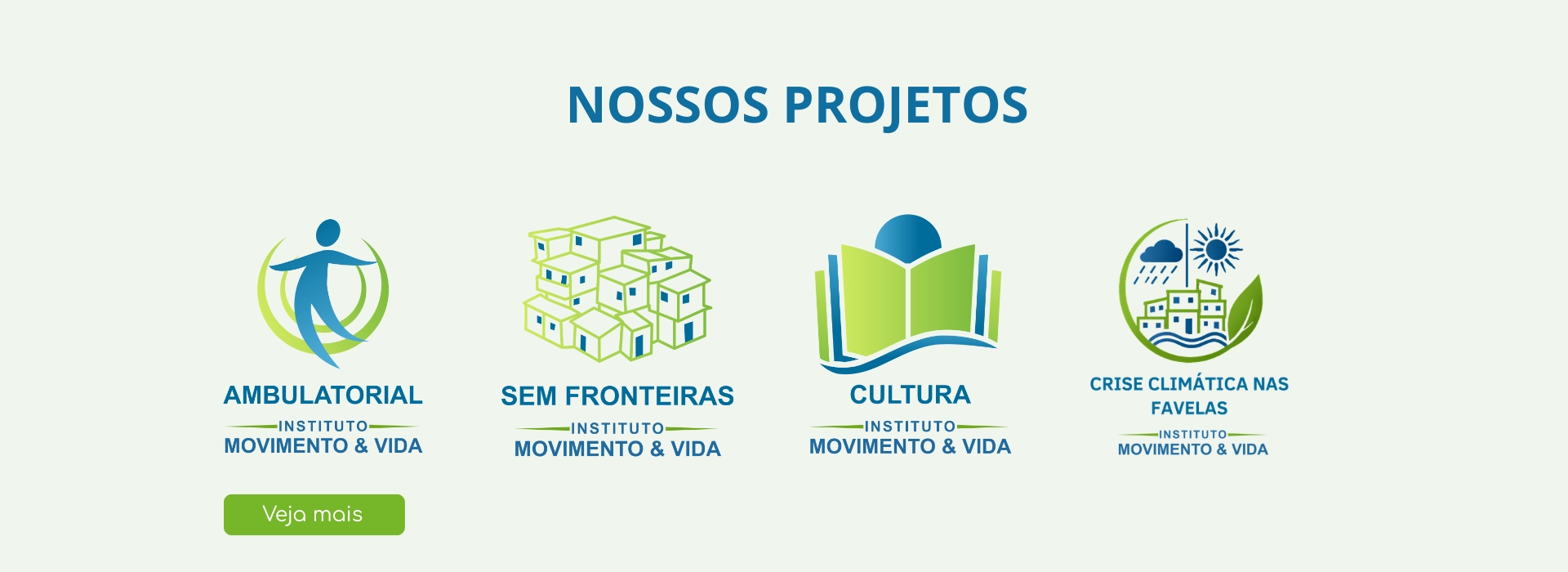 Projetos do Instituto Movimento & Vida do Rio de Janeiro.